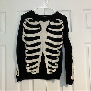 Choies Skeleton Bones Sweater